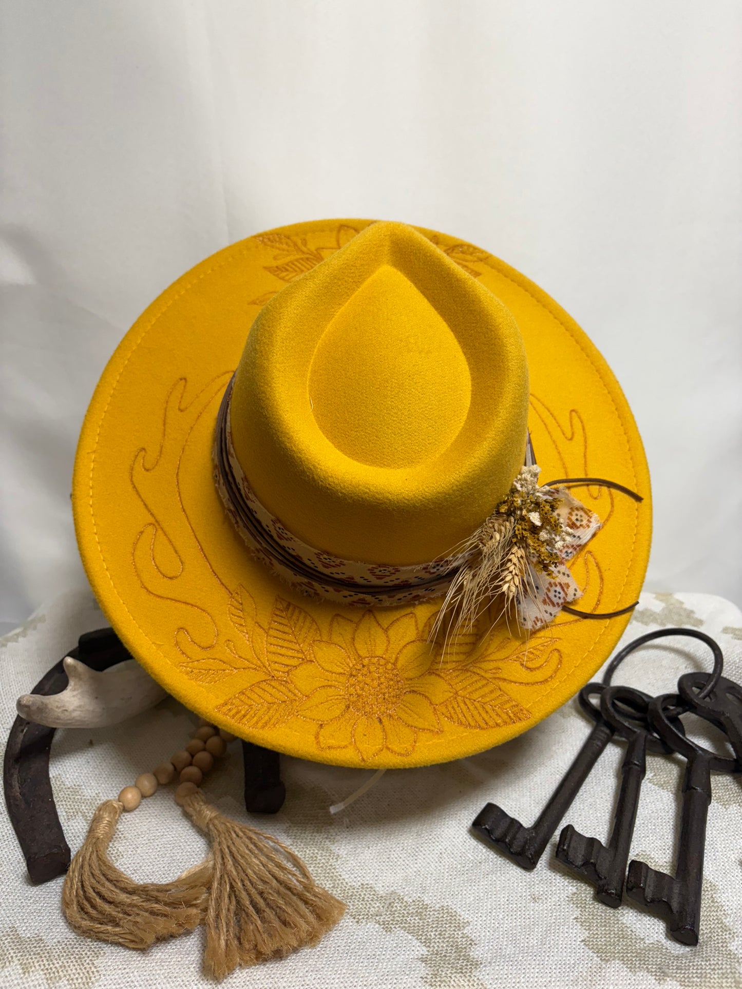 Golden hour- Wide Brim Fedora