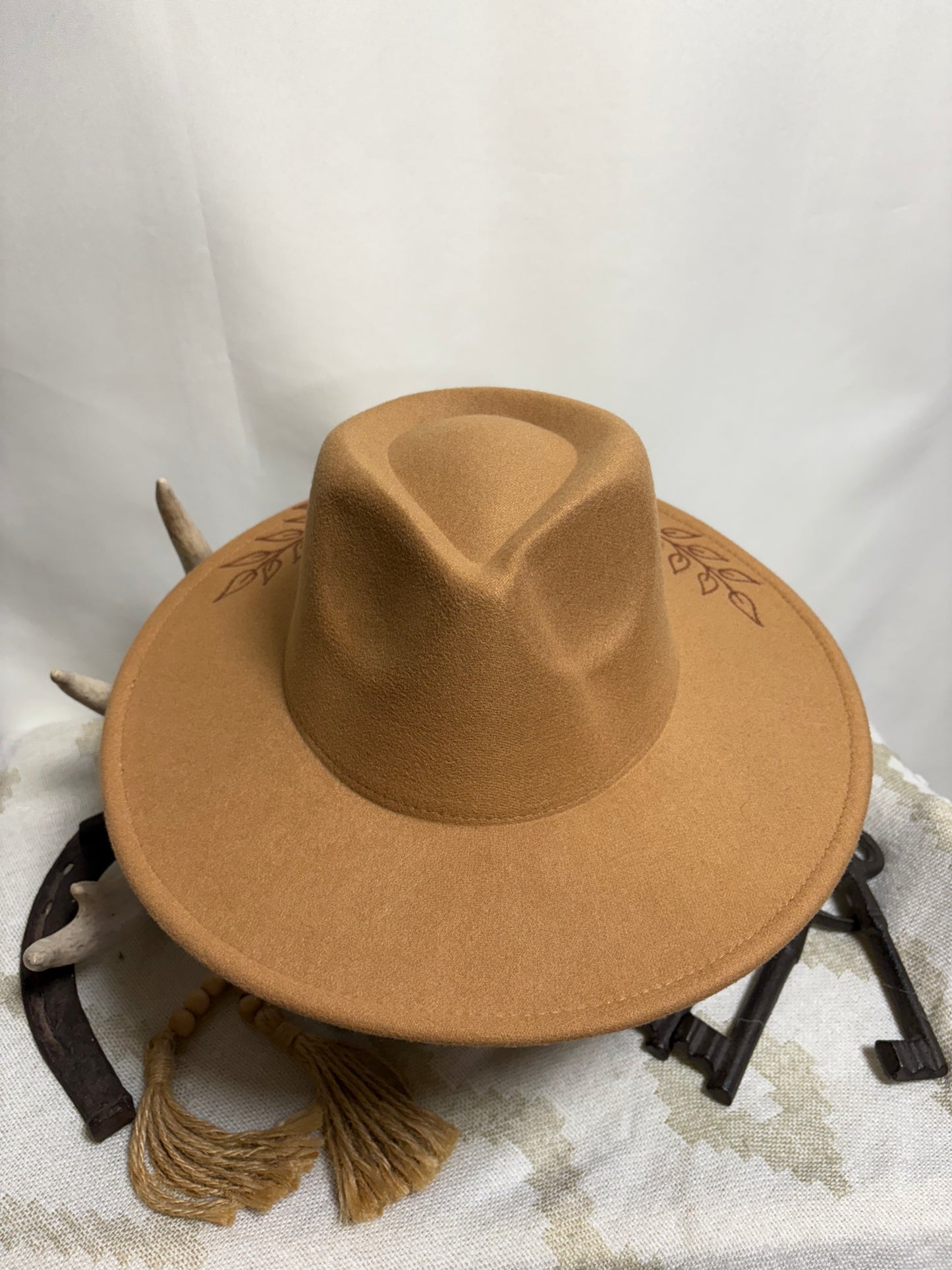 Fallen Leaves- Wide Brim Fedora