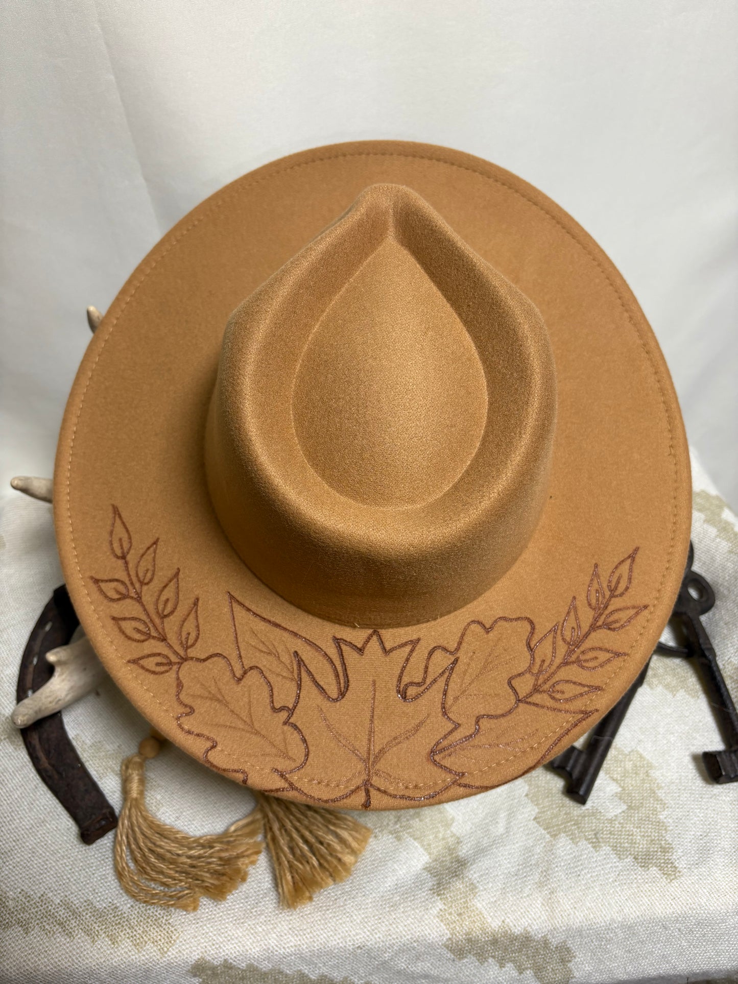 Fallen Leaves- Wide Brim Fedora