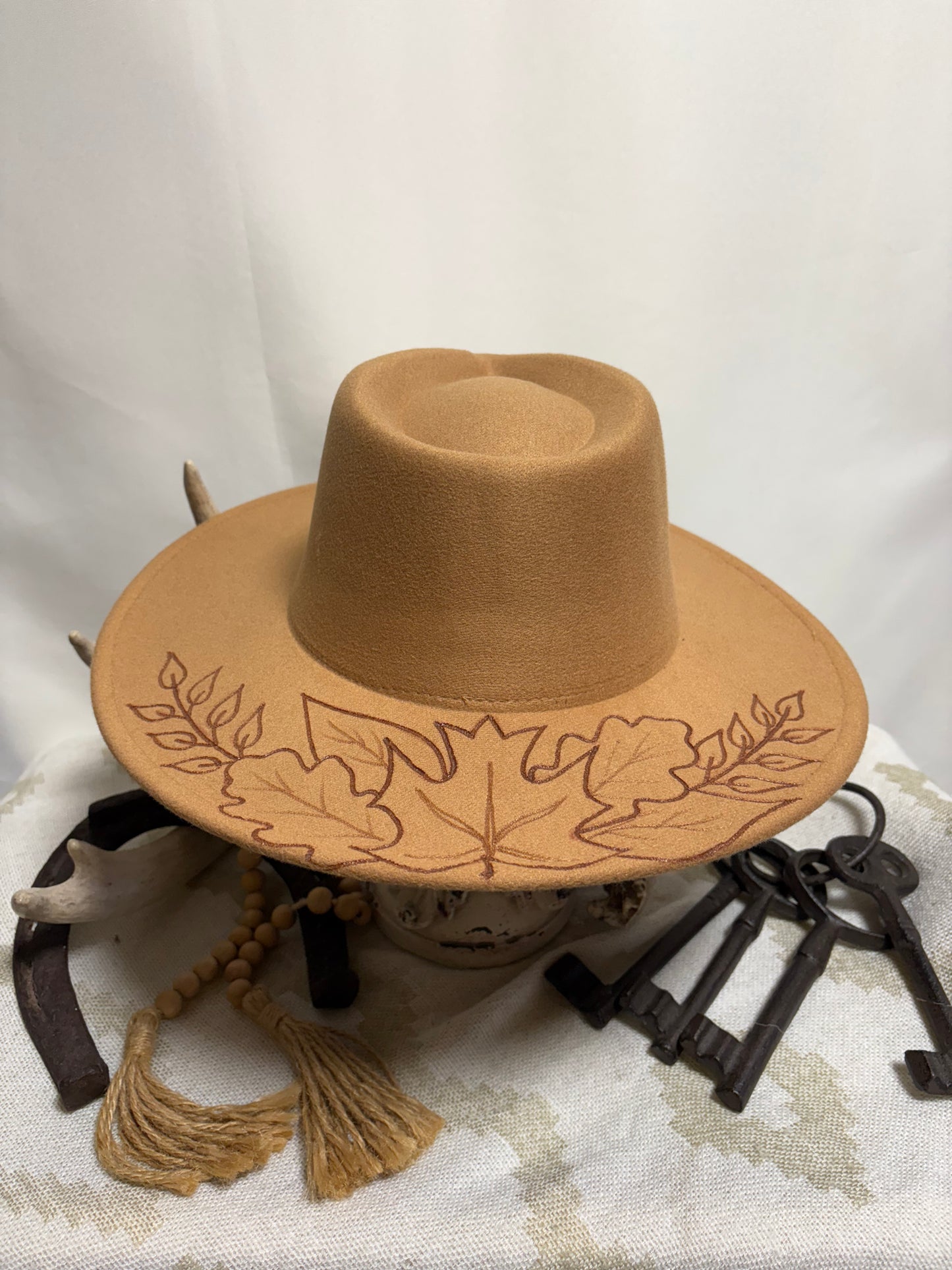Fallen Leaves- Wide Brim Fedora