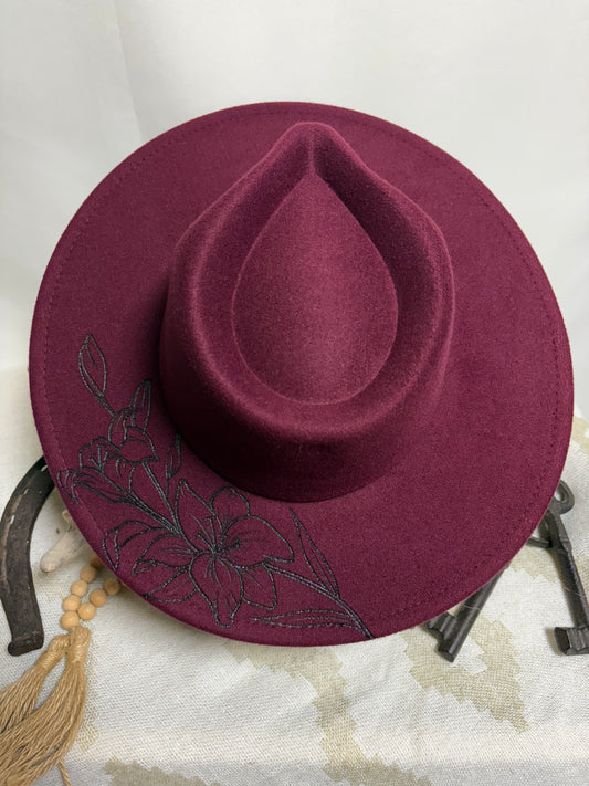 Miss Lily - Wide Brim Fedora