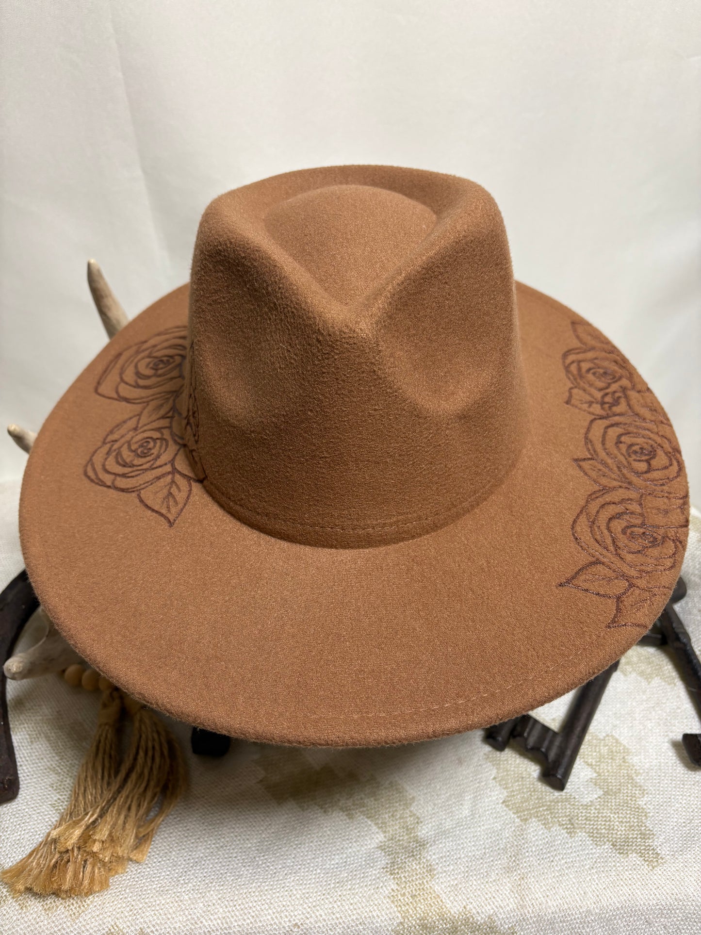 Moira’s Roses - Wide Brim Fedora