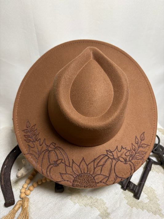 Autumn Harvest- Wide Brim Fedora