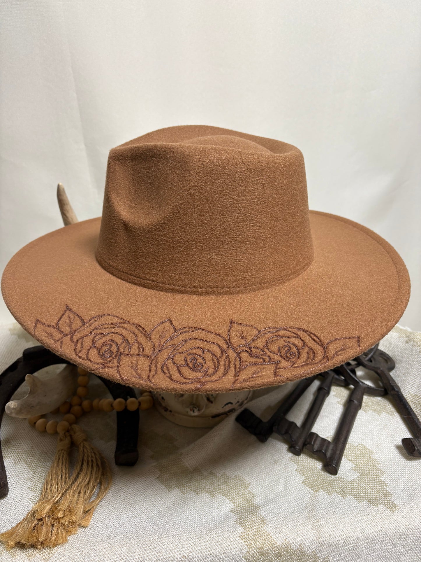 Moira’s Roses - Wide Brim Fedora