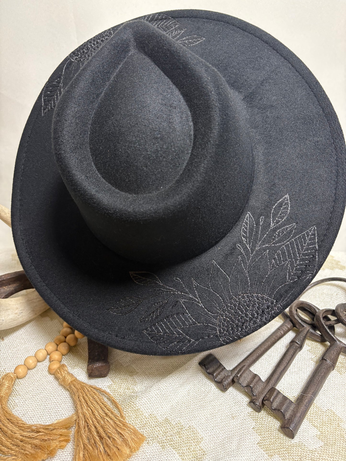 Sweet Sunflower - Wide Brim Fedora