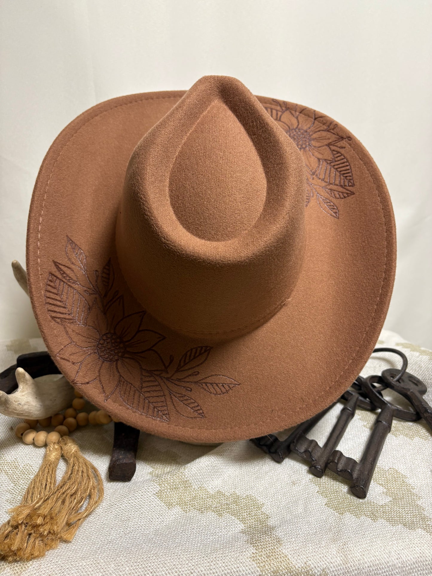 Sweet Sunflower- Wide Brim Western