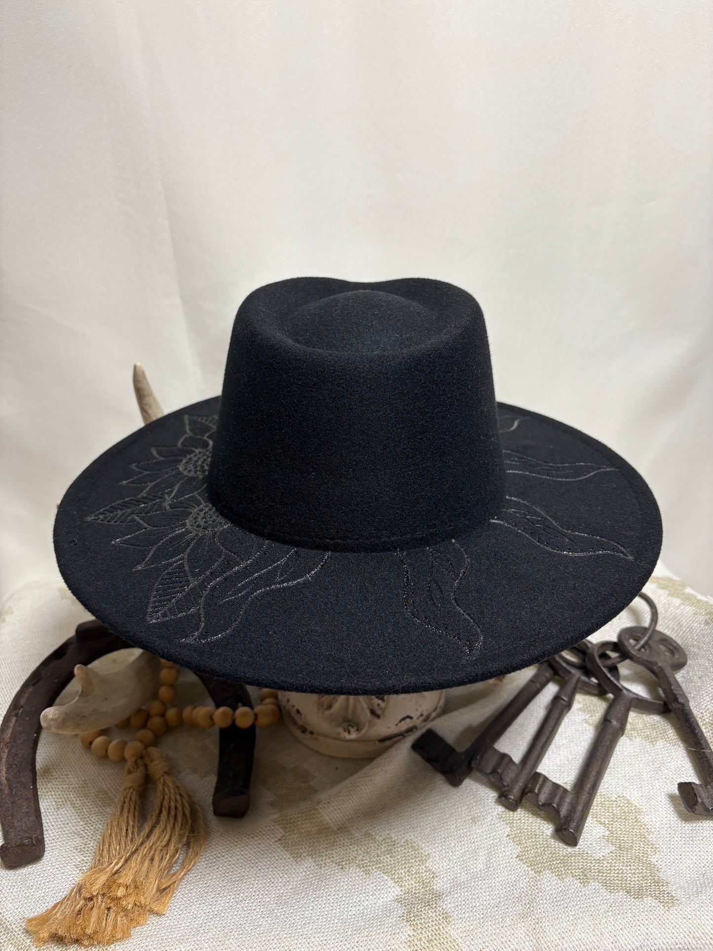 Sun Goddess- Wide Brim Fedora