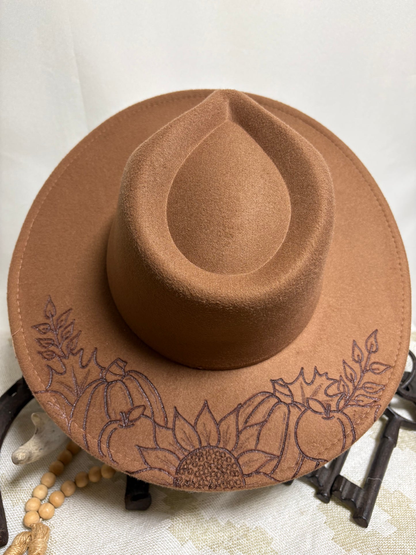 Autumn Harvest- Wide Brim Fedora